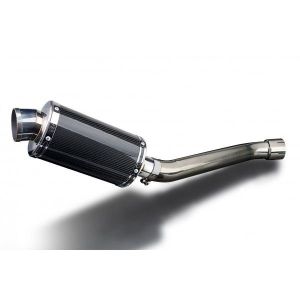 Delkevic slip-on kit Oval Carbon 225mm - YZF-R1 2002MY (2002-2003)