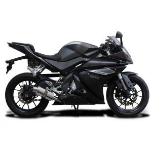 Delkevic volledig systeem Oval RVS 225mm - YZF-R125 (2014-2016)