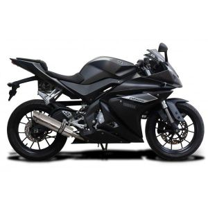 Delkevic volledig systeem Round RVS 350mm - YZF-R125 (2014-2016)