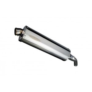 Delkevic slip-on kit Oval RVS 450mm - YZF-R3 (2015-2020) MT03 (2017-2020)