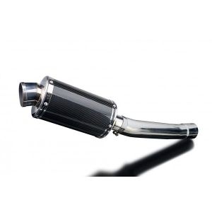 Delkevic slip-on kit Oval Carbon 225mm - YZF-R6 (2003-2005)
