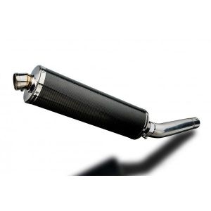 Delkevic slip-on kit Oval Carbon 450mm - YZF600R THUNDERCAT(1996-2007)