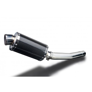 Delkevic slip-on kit Oval Carbon 225mm - YZF-R6 (1998-2002)
