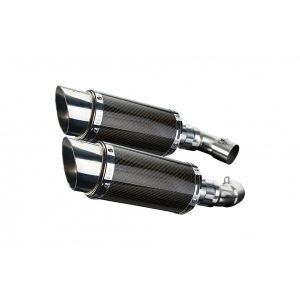 Delkevic slip-on kit Round Carbon 200mm - Monster 796 (2011-2014)