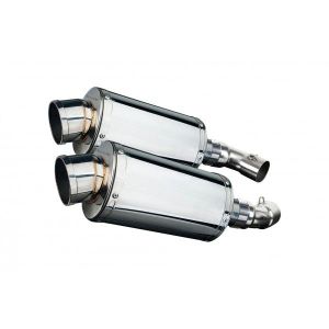 Delkevic slip-on kit Oval RVS 225mm - Monster 796 (2011-2014)