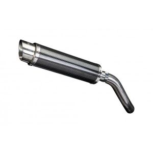 Delkevic slip-on kit Round Carbon 350mm - Tiger 955 (2000-2007)