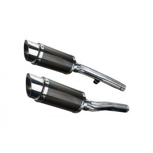 Delkevic slip-on kit Round Carbon 200mm - Trident 750/900 (1991-1993)