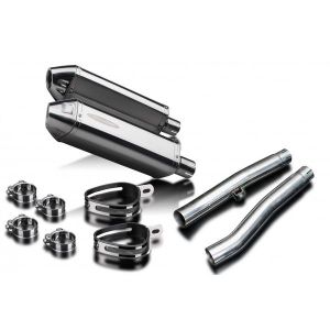 Delkevic slip-on kit Tri-Oval RVS 320mm - Trident 750/900 (1991-1993)