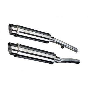 Delkevic slip-on kit Round RVS 350mm - Trident 750/900 (1991-1993)