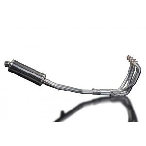 Delkevic volledig systeem Oval Carbon 350mm - GSX750 (1998-2002)