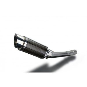 Delkevic slip-on kit Round Carbon 200mm - GSX750F SPORTS (1998-2006)