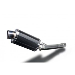 Delkevic slip-on kit Oval Carbon 225mm - GSX750F SPORTS (1998-2006)