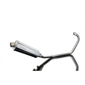 Delkevic volledig systeem Oval RVS 350mm - Kymco CK1 (2014-2015)