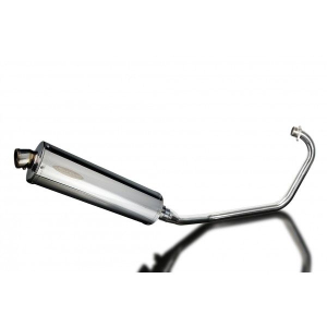 Delkevic volledig systeem Oval RVS 450mm - Kymco CK1 (2014-2015)
