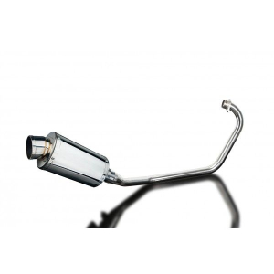 Delkevic volledig systeem Oval RVS 225mm - Kymco CK1 (2014-2015)