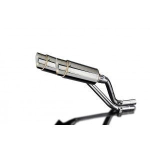 Delkevic slip-on kit Round RVS 200mm - NX650 Dominator 95-02