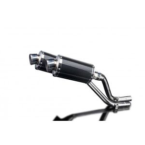 Delkevic slip-on kit Oval Carbon 225mm - NX650 Dominator 95-02