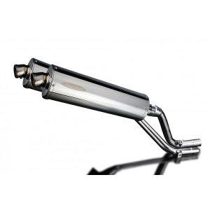 Delkevic slip-on kit Oval RVS 450mm - NX650 Dominator 95-02