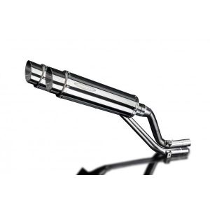 Delkevic slip-on kit Round RVS 350mm - NX650 Dominator 95-02