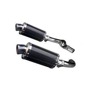 Delkevic slip-on kit Oval Carbon 225mm - CBR1000F (1987-1999)