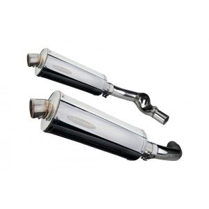 Delkevic slip-on kit Oval RVS 350mm - CBR1000F (1987-1999)