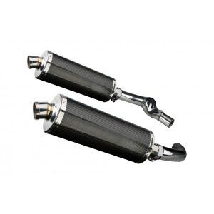 Delkevic slip-on kit Oval Carbon 350mm - CBR1000F (1987-1999)