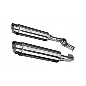 Delkevic slip-on kit Round RVS 350mm - CBR1000F (1987-1999)