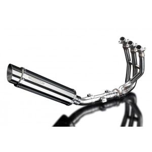 Delkevic volledig systeem Round RVS 350mm - Street Triple 675 (2013-2016)