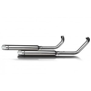 Delkevic volledig systeem 2-2 SLASH CUT RVS 550mm - KAWASAKI VN900 (2006-2016)