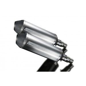 Delkevic slip-on kit X-Oval Titanium 343mm - Speed Triple R 1050 (2012-2016)