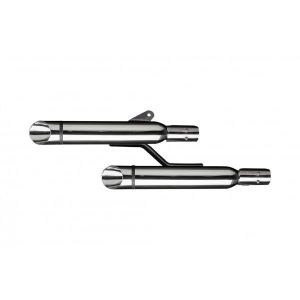 Delkevic slip-on kit Round RVS 410mm - VN1600 Classic (2003-2008)