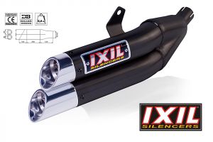 IXIL Hyperlow black XL uitlaat voor HONDA NC 750 X/S, Integra, 16- (Euro4)