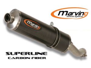 Marving uitlaat Carbon voor Ducati Monster S4 /R/RS