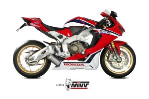 MIVV Slip-On MK3 RVS HONDA CBR 1000 RR 2017-2019