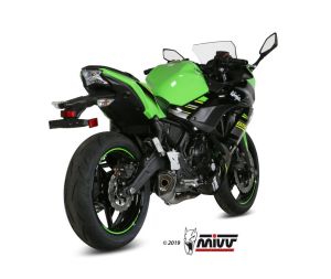 MIVV Volledig systeem DELTA RACE RVS uitlaat KAWASAKI NINJA 650 2017-2023