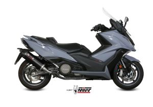 MIVV Slip-On OVAL RVS KYMCO AK550 2017-2020