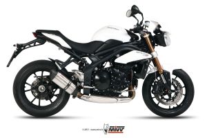 MIVV Slip-On SUONO RVS TRIUMPH SPEED TRIPLE 2011-2015