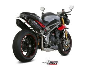 MIVV Slip-On SUONO RVS TRIUMPH SPEED TRIPLE 2016-2017