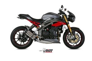 MIVV Slip-On SUONO RVS TRIUMPH SPEED TRIPLE 2016-2017