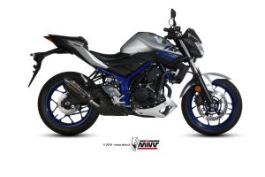MIVV Slip-On SUONO RVS YAMAHA MT-03 2016 >