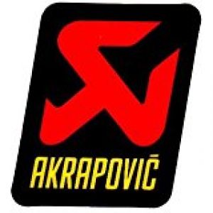 Akrapovic P-VST1AL hittebestendige sticker 95x90mm
