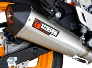 Scorpion Volledig systeem Serket Taper RVS voor Honda CBR125 R