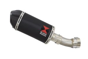 BWE Slip-On Zwart RVS Ovaal 200mm voor RSV4 1000R & Factory 2009-2014