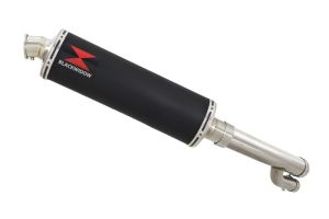 BWE Slip-On Zwart RVS Ovaal 400mm voor S1000RR 2017 2018