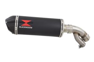 BWE Slip-On Zwart RVS Ovaal 300mm voor S1000XR 2015 2016 2017 2018 2019
