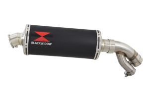 BWE Slip-On Zwart RVS Ovaal 300mm voor S1000XR 2015 2016 2017 2018 2019