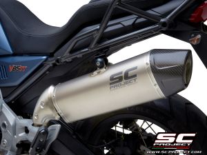 SC-Project uitlaat X-Plorer II voor MOTO GUZZI V85 TT 2019-2020