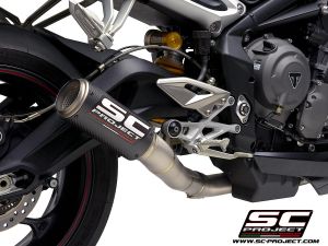 SC-Project Volledig systeem CR-T voor TRIUMPH STREET TRIPLE 765 S-R-RS 2020