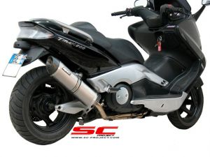 SC-Project Volledig systeem Oval voor YAMAHA TMAX 500 2002-2007