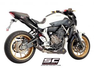 SC-Project Volledig systeem CR-T voor YAMAHA MT-07 2013-2016